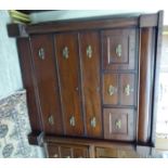 A late Victorian mahogany Scottish chest,