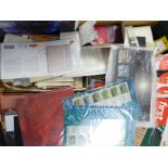 Uncollated postage stamps - current unused 1st class,