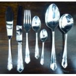 A canteen of Carr of Sheffield silver plated flatware, comprising twelve place settings,