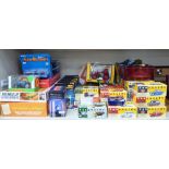Diecast model vehicles and accessories: to include various model farm machines boxed;