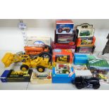 Diecast model vehicles: to include a Hubley Kiddie Toy Company tractor TOS9
