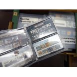 Uncollated postage stamps - Royal Mail presentation packs and First Day covers RAB