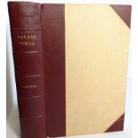 Abel Chapman SAVAGE SUDAN 1 volume. First edition in half-leather. xx, frontispiece [map], 452