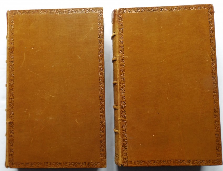 Hugh Murray Historical Account of Discoveries and Travels in Africa, 2 volumes. Rebound in Full calf - Image 2 of 4