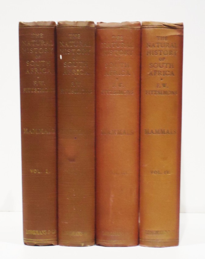 Fitzsimons (F.W.) THE NATURAL HISTORY OF SOUTH AFRICA. In four volumes. First edition: 178 + 195 +