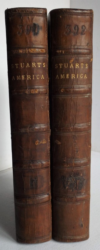 James Stuart Three Years in North America 2 volumes. Second edition revised. Contemporary half-