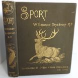 W. Bromley-Davenport M. P. SPORT 1 volume. Scarce first edition. Olive green cloth bevelled boards