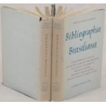 RUBENS BORBA DE MORAES BIBLIOGRAPHIA BRASILIANA Complete set of two volumes about Brasil