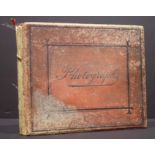 Photograph Album. ANGLO BOER WAR Photograph album with the contents detached from its covers.