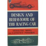 Moss, Stirling & Pomeroy, Laurence DESIGN AND BEHAVIOUR OF THE RACING CARBlue covers with gilt