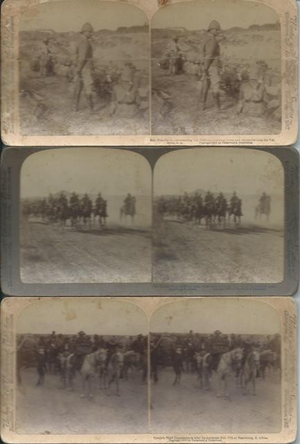 Stereographic viewer South African War, 1899-1902 [stereographs]The viewer is made of patterned - Image 2 of 3