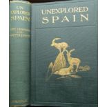 Abel Chapman & Walter J. Buck Unexplored Spain1 volume. First edition 1910.  Bookplate from the
