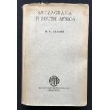 M. K. Gandhi SATYAGRAHA IN SOUTH AFRICAFirst Edition, Second Impression, Hardcover Octavo bound in