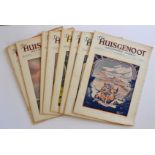 Various DIE HUISGENOOT - EIGHT VINTAGE ISSUES - 1936-1937Eight early issues of this Afrikaans weekly