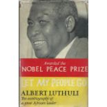 Luthuli, Albert LET MY PEOPLE GO:255 pages: portraits (1 as frontispiece). Paper covered boards,