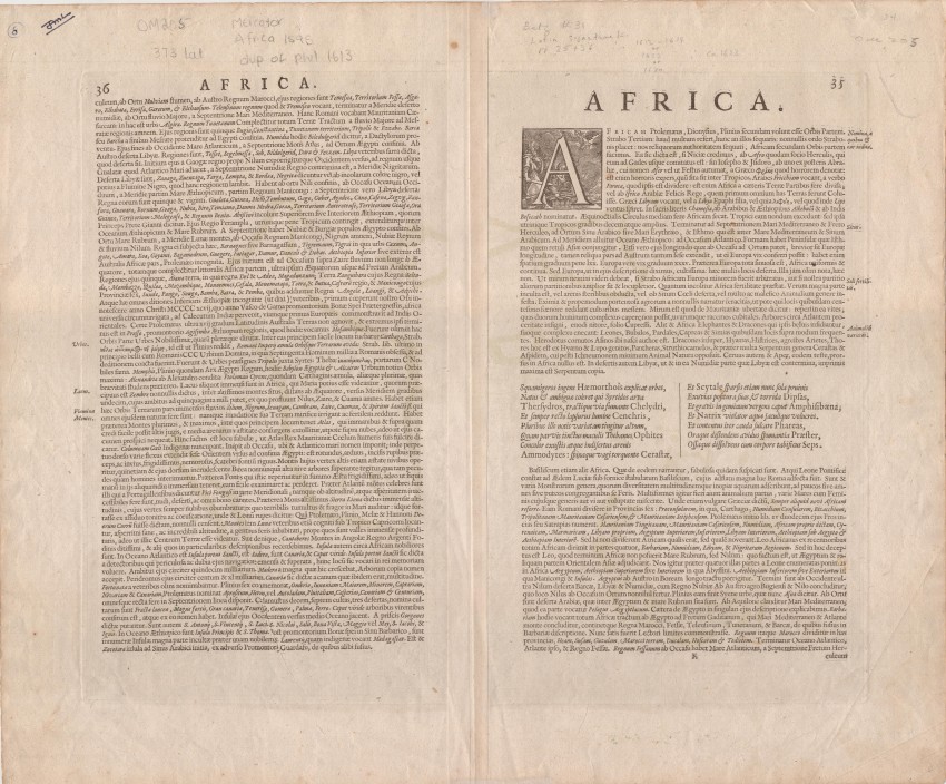 Gerard Mercator Junioris AfricaThis striking map is one of the most well researched and - Image 2 of 2