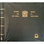 Not stated Republic of South Africa Stamp Album 1961-1974Green vynide-board covers, gilt to the