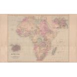 Samuel Augustus Mitchell AfricaThis detailed American map of Africa, with a decorative border,