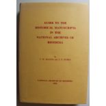 T W Baxter & E E Burke Guide to the Historical Manuscripts in the National Archives of