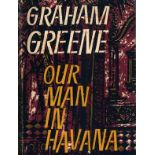 Greene, Graham OUR MAN IN HAVANAFoxing on upper edges of text block and back of dust wrapper Very