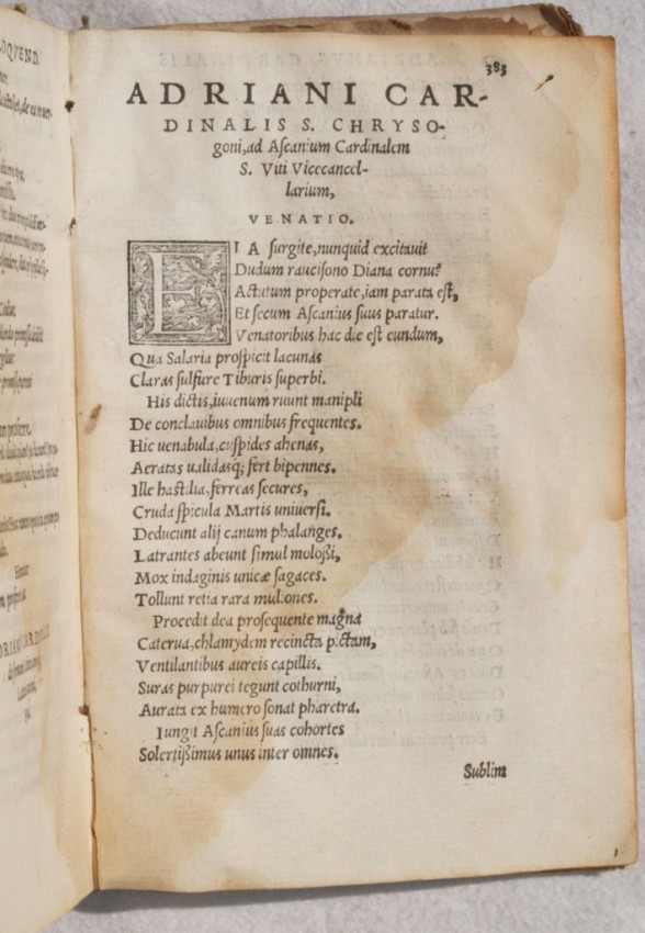 Adriano Castellesi (ca 1485-1521) DE SERMONE LATINO ET MODIS LATINE LOQUENDI EIUSDEM VENATIO AD - Image 3 of 4