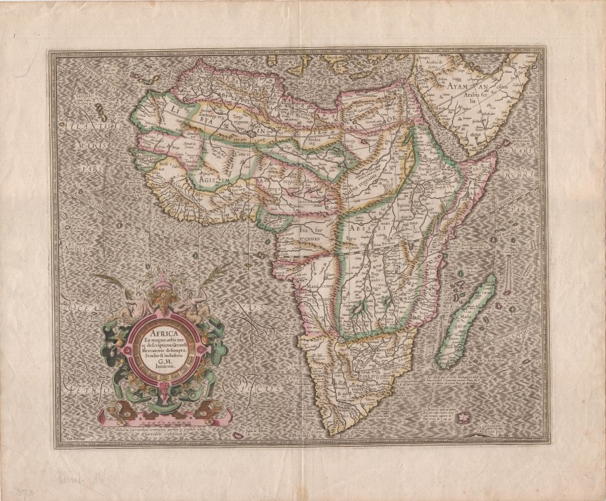 Gerard Mercator Junioris AfricaThis striking map is one of the most well researched and