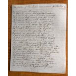 DOG Tax. - [Mary Young SEWELL (d. 1821, author)]. Manuscript poem, titled ƒ??The fable of the Dogs