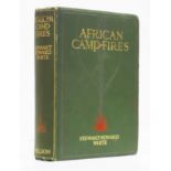 White (Stewart Edward) AFRICAN CAMP FIRESFirst UK edition: 415 pages, frontispiece, 31 plates, map