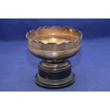 A George V silver commemorative bowl by Gorham Manuafacturing Co.