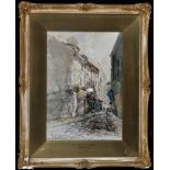 George Edward Horton (1859-1950) "Clive Street, North Shields", signed, watercolour,