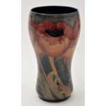 Moorcroft 'Big Poppy on dark ground' vase,