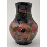 Moorcroft 'Pomegranate' baluster vase, with continuous band of fruit and foliate around the body,