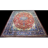 An Isfahan carpet,