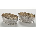 A pair of Victorian silver bowls, by Charles Stewart Harris, London 1886,