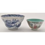 Small Chinese famille rose tea bowl,