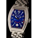 Franck Muller Conquistador: a stainless steel wristwatch, No. 4495 ref.