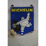 Michelin enamel advertising sign, by R.C.