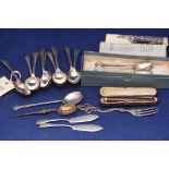 A set of six Elizabeth II silver teaspoons, by Cooper Brothers & Sons Ltd, Sheffield 1958,