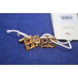 A pair of 9ct. yellow gold cufflinks, 8.8grms.