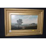 An oil painting, by Alfred Klint - a country path, signed.