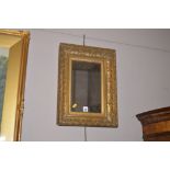 A small gilt picture frame mirror, 33 x 43cms.