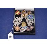 Nurse's badges to include: Nurses Training School RVI,