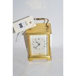 A French carriage clock, by Biyard, the movement by Duverdrey & Bloquel.