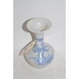 Chinese porcelain blue and white vase with pine tree design, 17cms.