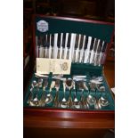 **WITHDRAWN** - A canteen of silver-plated cutlery and flatware "Butler of Sheffield Kitemark