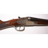 Gunmark Black Sable Deluxe: a 12 bore side by side sidelock ejector shotgun with detachable side