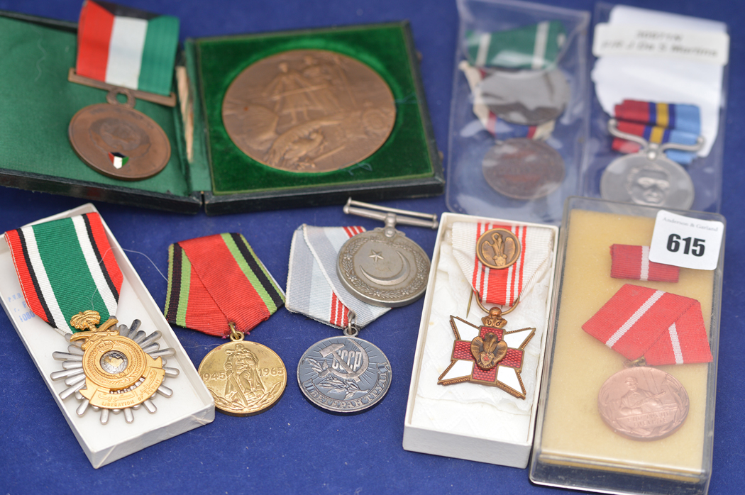 Medals to include a Rhodesia General Service medal awarded to 30971N F/R J.DA S.