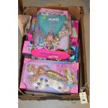 Six boxed Barbie dolls to include Barbie as Rapunzel,