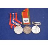 Second World War medals awarded to 253590 I.