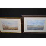 Myrna Luff "Tyne Valley - Evening"; signed and...